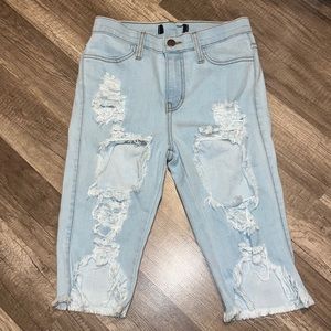 WOMENS CAPRI JEANS